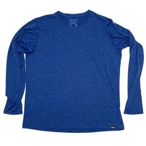 Patagonia Men's Long Sleeve Tee - Blue
